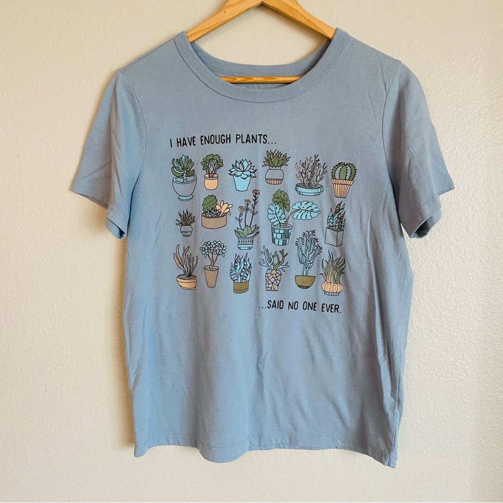 Zoe+Liv plants Tshirt Medium